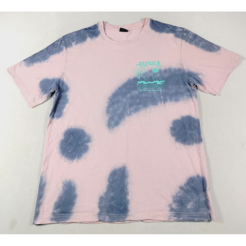 Lefties Mind Expanding Shirt Mens 2XL Pink Blue Tie Dye Graphic Tee Spiritual